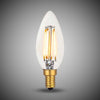 4W E14 C35 Candle Light Bulb 2700K Standard Straight Filament High CRI Dimmable