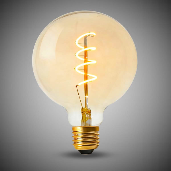 4W E27 G12 Globe Light Bulb 1800K Vintage Filament High CRI Dimmable