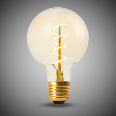 4W E27 G80 Globe Light Bulb 1800K Vintage Filament High CRI Dimmable