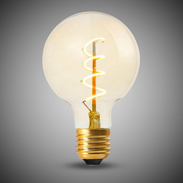 4W E27 G95 Globe Light Bulb 1800K Vintage Filament High CRI Dimmable