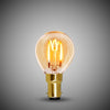 3W B15 P45 Golfball Light Bulb 1800K Vintage Filament High CRI Dimmable