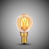 3W E14 P45 Golfball Light Bulb 1800K Vintage Filament High CRI Dimmable