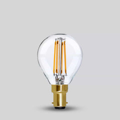 4W B15 P45 Golfball Light Bulb 2700K Standard Straight Filament High CRI Dimmable