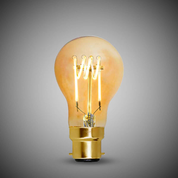 4W B22 A60 GLS Light Bulb 1800K Vintage Filament High CRI Dimmable