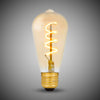 4W E27 ST64 Light Bulb 1800K Vintage Teardrop Filament High CRI Dimmable