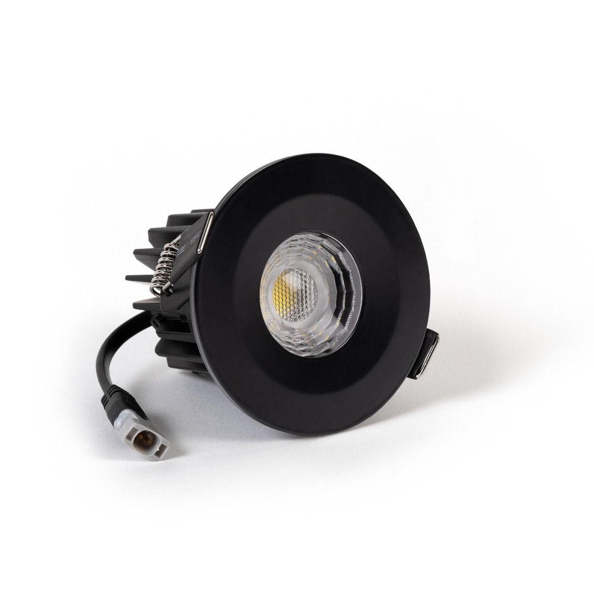 Matt Black CCT Fire Rated LED Dimmable 10W IP65 Downlight - SE Home