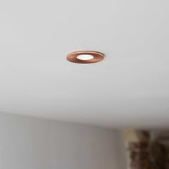 Brushed Copper CCT Dim To Warm Fire Rated LED Dimmable 10W IP65 Downlight - SE Home