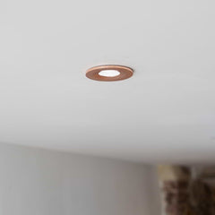 Polished Copper CCT Dim To Warm Fire Rated LED Dimmable 10W IP65 Downlight - SE Home