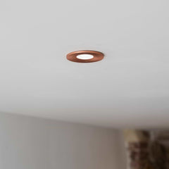 Satin Rose Gold CCT Dim To Warm Fire Rated LED Dimmable 10W IP65 Downlight - SE Home