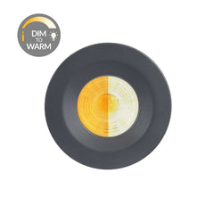 Anthracite CCT Dim To Warm Fire Rated LED Dimmable 10W IP65 Downlight - SE Home