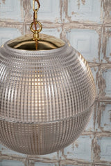 Hollen Globe Brass Glass Large Pendant Light - SE Home