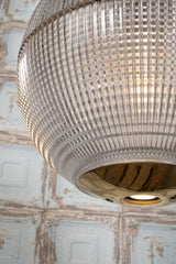Hollen Globe Brass Glass Large Pendant Light - SE Home
