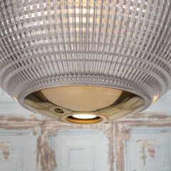 Hollen Globe Brass Glass Large Pendant Light - SE Home