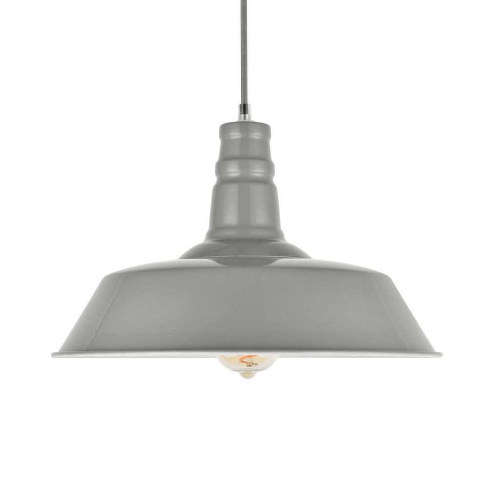 French Grey Industrial Breakfast Bar Pendant Light - Argyll - SE Home