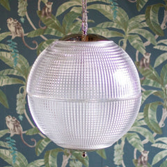 Hollen Globe Nickel Glass Large Pendant Light - SE Home