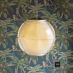 Hollen Globe Nickel Glass Large Pendant Light - SE Home