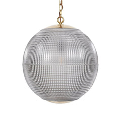 Hollen Globe Brass Glass Large Pendant Light - SE Home