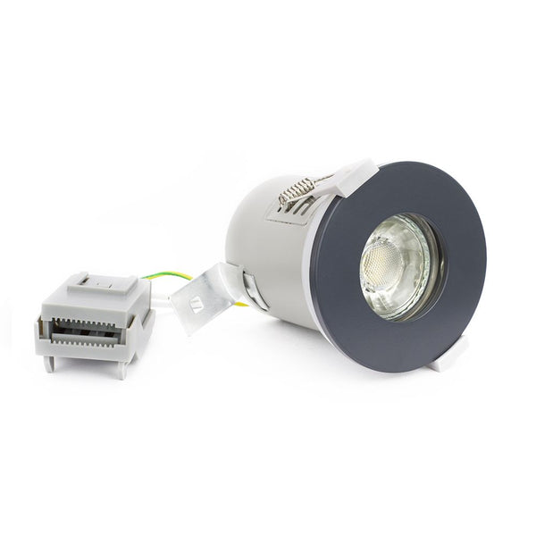 Anthracite GU10 Fire Rated IP65 Downlight - SE Home
