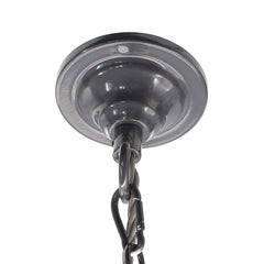 Compton Leaden Grey Industrial Bell Pendant Light - SE Home