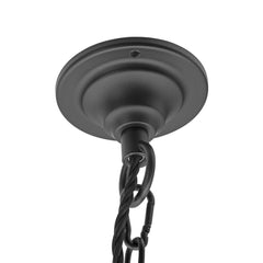 Compton Matt Black Industrial Bell Pendant Light - SE Home