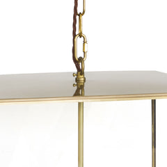 Langdon Lantern Pendant Large Brass - SE Home