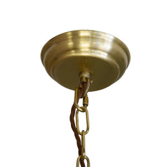 Langdon Lantern Pendant Large Brass - SE Home