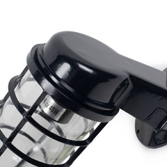 Broadwick Navy Blue IP44 Rated Nautical Bathroom Bulkhead Wall Light - SE Home