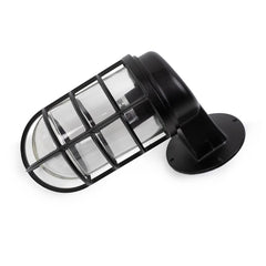 Broadwick Matt Black IP44 Rated Nautical Bathroom Bulkhead Wall Light - SE Home