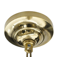 Glasshouse Brass Clear Glass Hallway Pendant Light - SE Home