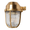 Hopkin Lacquered Brass IP66 Prismatic Glass Light - The Outdoor & Bathroom Collection - SE Home