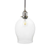 Marlowe Clear Glass Pendant Light - Nickel - SE Home