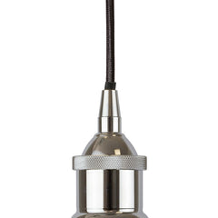 Duck Egg Blue Small Trinity Metal Painted Pendant Light - Nickel Lamp Holder & Ceiling Rose - SE Home