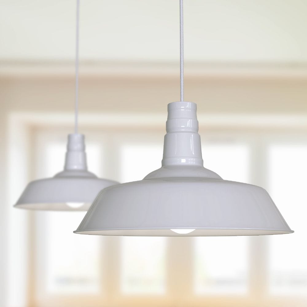 Grey Haze Industrial Breakfast Bar Pendant Light - Argyll - SE Home
