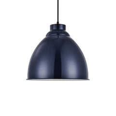 Oxford Vintage Pendant Light Squid Ink Navy Blue - No Chain - SE Home