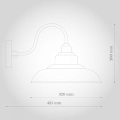 Portland Reclaimed Style Wall Light Clay White Cream - SE Home