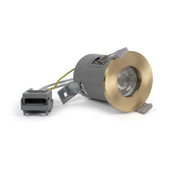 Brushed Brass GU10 Fire Rated IP65 Downlight - SE Home
