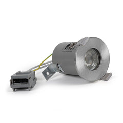 Brushed Chrome GU10 Fire Rated IP65 Downlight - SE Home