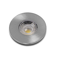 10 PACK - Brushed Chrome GU10 Fire Rated IP65 Downlight - SE Home