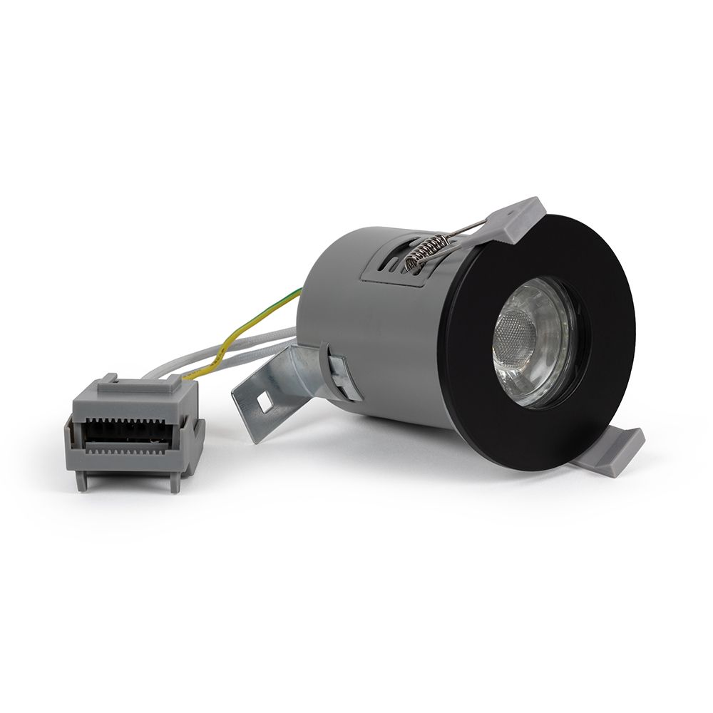 Matt Black GU10 Fire Rated IP65 Downlight - SE Home