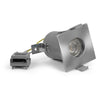 Brushed Chrome GU10 Fire Rated IP65 Square Downlight - SE Home