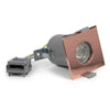 Copper GU10 Fire Rated IP65 Square Downlight - SE Home