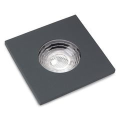 Graphite Grey GU10 Fire Rated IP65 Square Downlight - SE Home