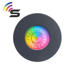 Anthracite Fire Rated Colour Changing Smart LED IP65 Downlight - SE Home