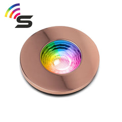 Copper Fire Rated Colour Changing Smart LED IP65 Downlight - SE Home