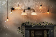 Romilly Step Clear Glass Breakfast Bar Pendant Light - SE Home