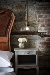Romilly Step Clear Glass Breakfast Bar Pendant Light - SE Home