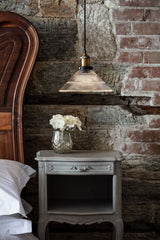 Romilly Tapered Etched Glass French Style Pendant Light - SE Home