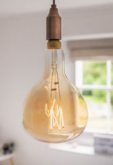 LARGE 4W E27 ES Vintage Edison ER180 LED Light Bulb 1800K N-Shape Filament High CRI Dimmable - SE Home