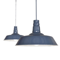 Leaden Grey Slate Industrial Breakfast Bar Pendant Light - Argyll - SE Home