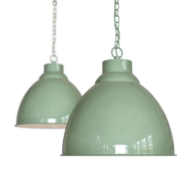Oxford Vintage Pendant Light Chalk Mint Green - SE Home